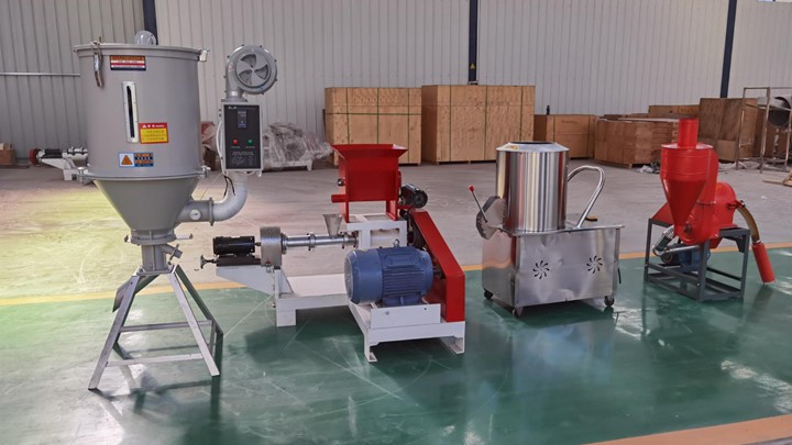 small scale Crappie feed extruder in South Korea